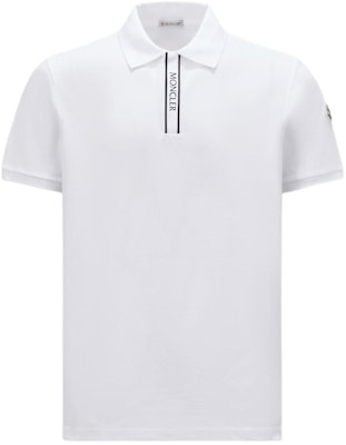 Moncler SS24 針織領標誌短袖POLO衫 光學白 J10918A0000289A16002 Order Moncler SS24 針織領標誌短袖POLO衫 光學白 J10918A0000289A16002