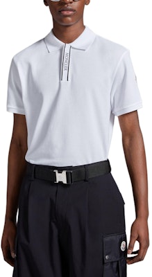 Moncler SS24 針織領標誌短袖POLO衫 光學白 J10918A0000289A16002 Lookbook Moncler SS24 針織領標誌短袖POLO衫 光學白 J10918A0000289A16002