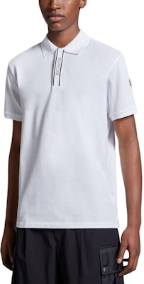 Moncler SS24 針織領標誌短袖POLO衫 光學白 J10918A0000289A16002 Purchase Moncler SS24 針織領標誌短袖POLO衫 光學白 J10918A0000289A16002