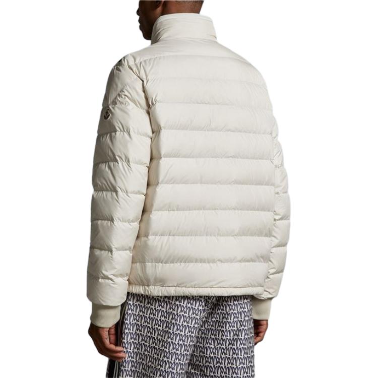 Moncler SS24  Short Puffer Jacket Beige with Print Design. J10911A00005549SK20F 圖 4