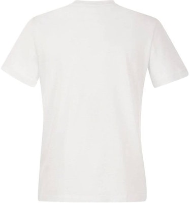 Moncler SS24 White Logo Print Crewneck Short Sleeve T-Shirt. J10918C000578390T001 Lookbook Moncler SS24 White Logo Print Crewneck Short Sleeve T-Shirt. J10918C000578390T001