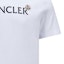 Sizing Moncler SS24 White T-Shirt with Flocked Logo Design J20918C000248390T001
