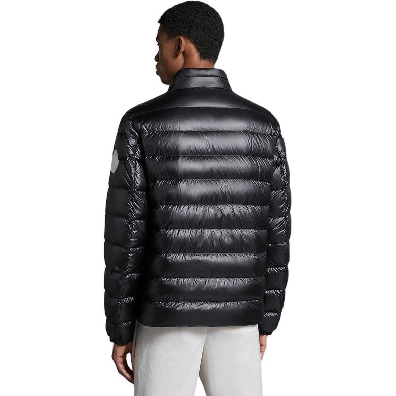Moncler SS24  Zip-Up Black Down Jacket - Solid Color Short Style J10911A00080595ZZ991 圖 4