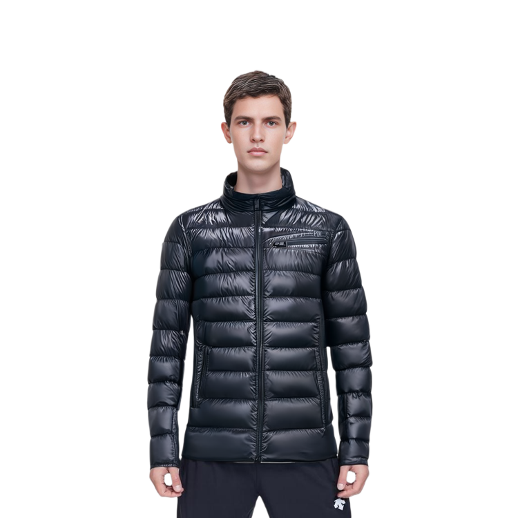 Moncler SS24  Zip-Up Black Down Jacket - Solid Color Short Style J10911A00080595ZZ991 圖 5