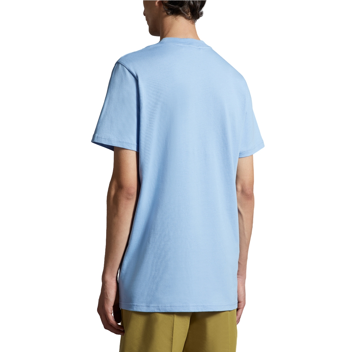 Moncler SS24 Blue Heart Logo Crewneck T-Shirt Men J10918C000218390T71B 圖 5