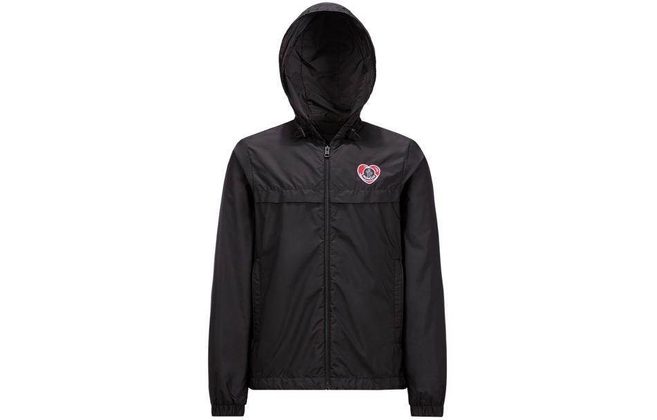 Moncler SS24 DIANI Black Hoodie Logo Jacket Long Sleeve Outerwear J10911A0007453A5E999