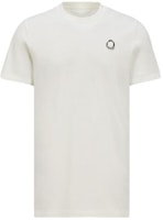Moncler SS24 Dragon Year Logo Patch White Crewneck T-Shirt J10918C0005483927034 Moncler SS24 Dragon Year Logo Patch White Crewneck T-Shirt J10918C0005483927034