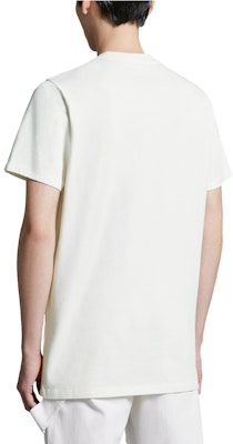 モンクレール SS24 龍年 ロゴパッチ ホワイト クルーネック Tシャツ J10918C0005483927034 Shop モンクレール SS24 龍年 ロゴパッチ ホワイト クルーネック Tシャツ J10918C0005483927034