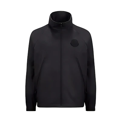 Moncler SS24 Egre Windbreaker Logo Jacket Black J10911A00033597CQ999