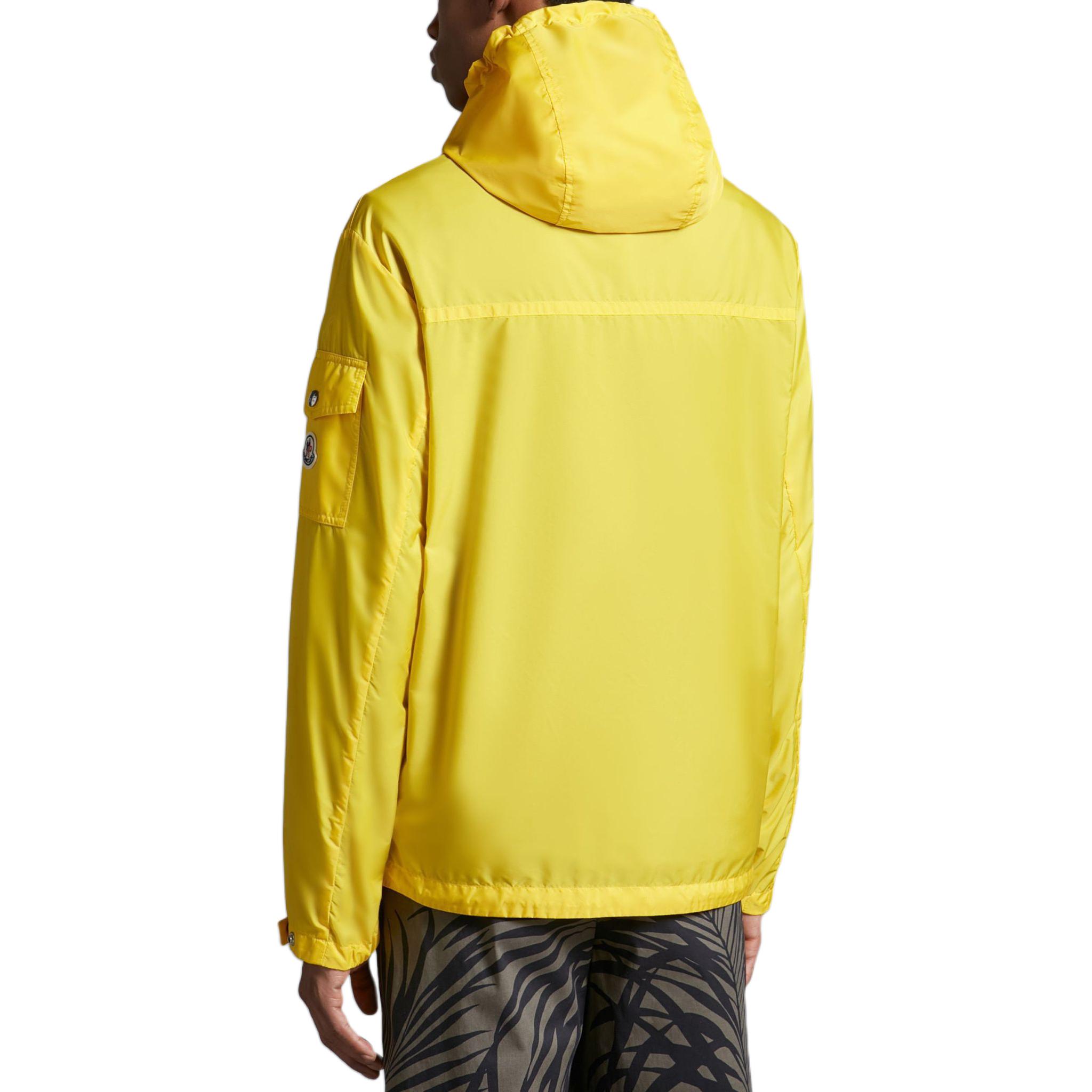 Shop 盟可睐 SS24 ETIACHE 尼龙连帽防风夹克 黄色外套 J10911A001015968E10O