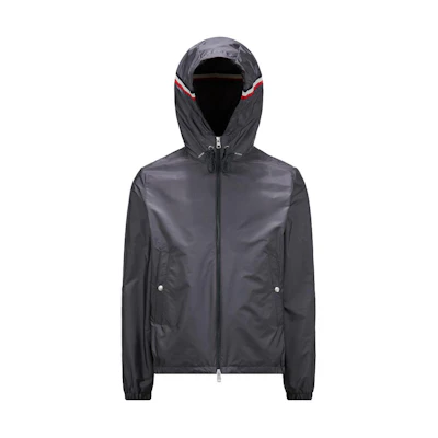Moncler SS24 Grimpeurs Grey Hoodie Full-Zip Jacket with Logo Patch J10911A0009054155930