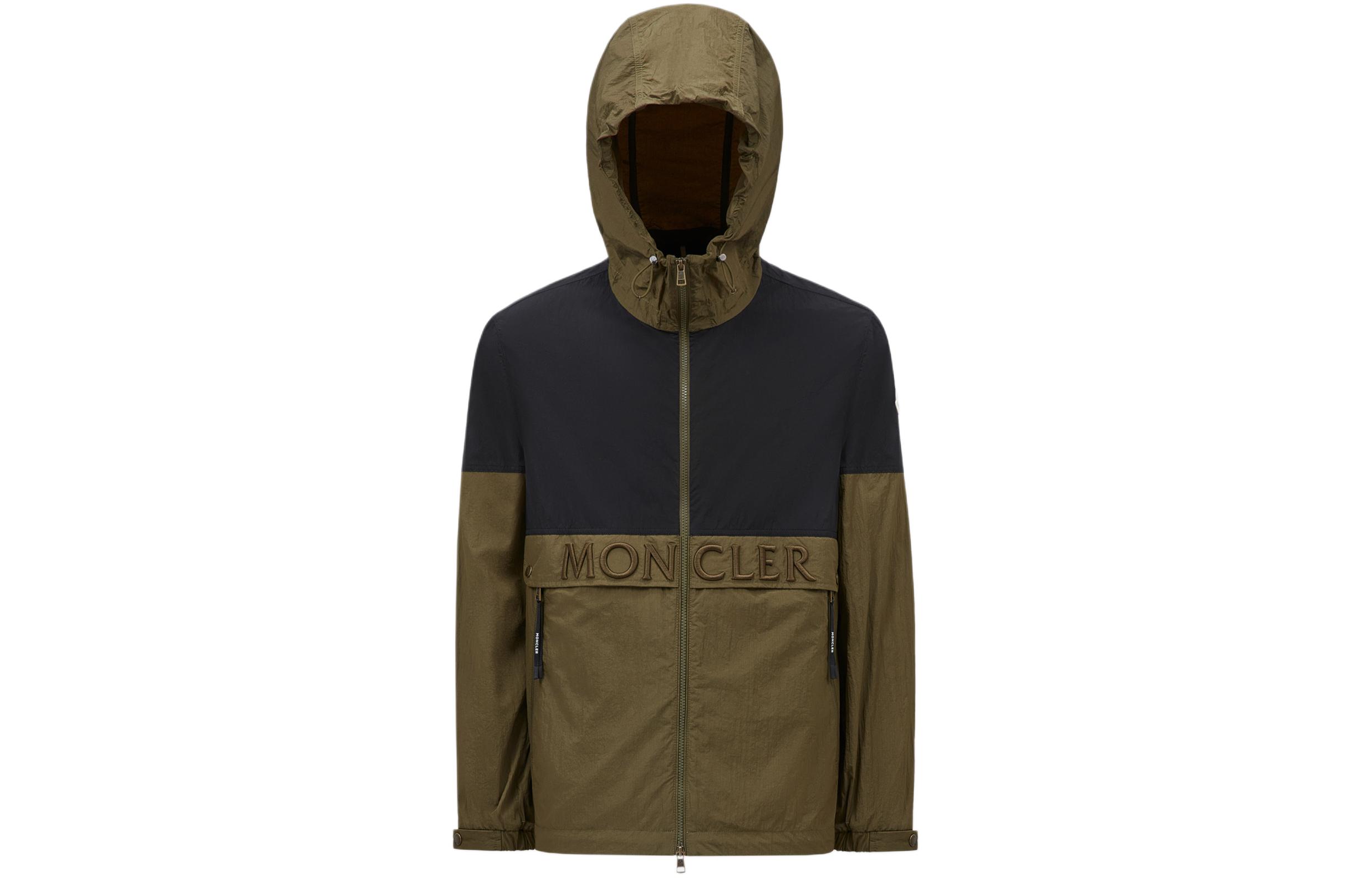 Moncler SS24 JOLY Zip-Up Loose-Fit Hoodie Jacket  Black Green. J10911A000885973399T 圖 2