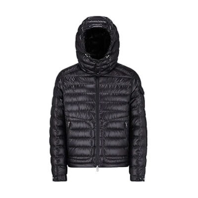 Moncler SS24 Lauros Detachable Hooded Down Jacket Unisex in Night Blue J10911A00094595ZJ778