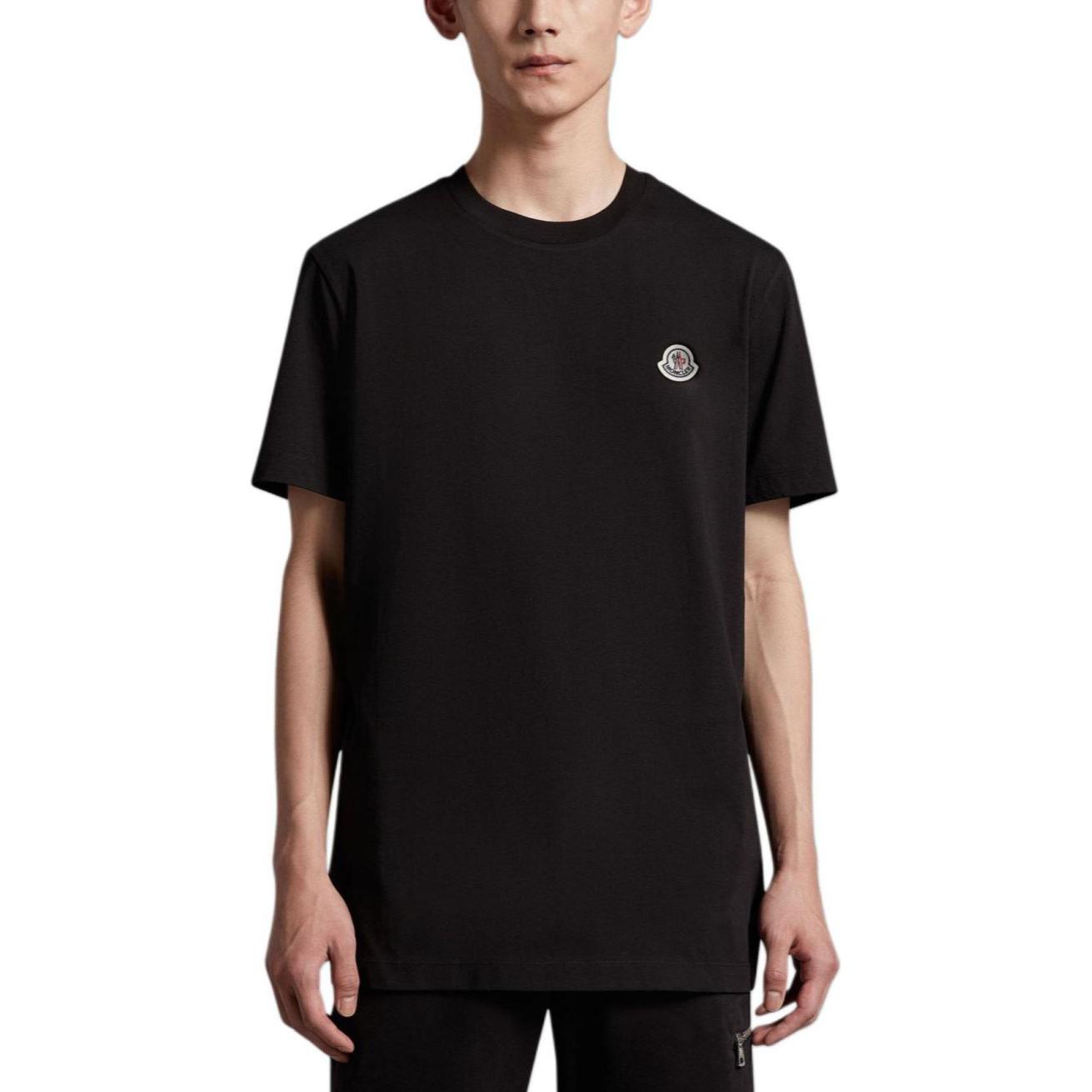 Shop Moncler SS24 Logo Crewneck Short Sleeve T-Shirt 3-Pack Black (). J10918C00025829H8999