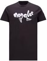 Order モンクレール SS24 ロゴプリント コットンクルーネックTシャツ ブラック J10918C000138390T998