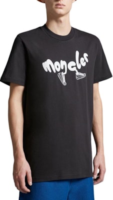 Moncler SS24 Logo Print Cotton Crewneck T-Shirt Black J10918C000138390T998 Lookbook Moncler SS24 Logo Print Cotton Crewneck T-Shirt Black J10918C000138390T998