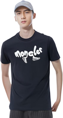 Moncler SS24 Logo Print Cotton Crewneck T-Shirt Black J10918C000138390T998 Purchase Moncler SS24 Logo Print Cotton Crewneck T-Shirt Black J10918C000138390T998