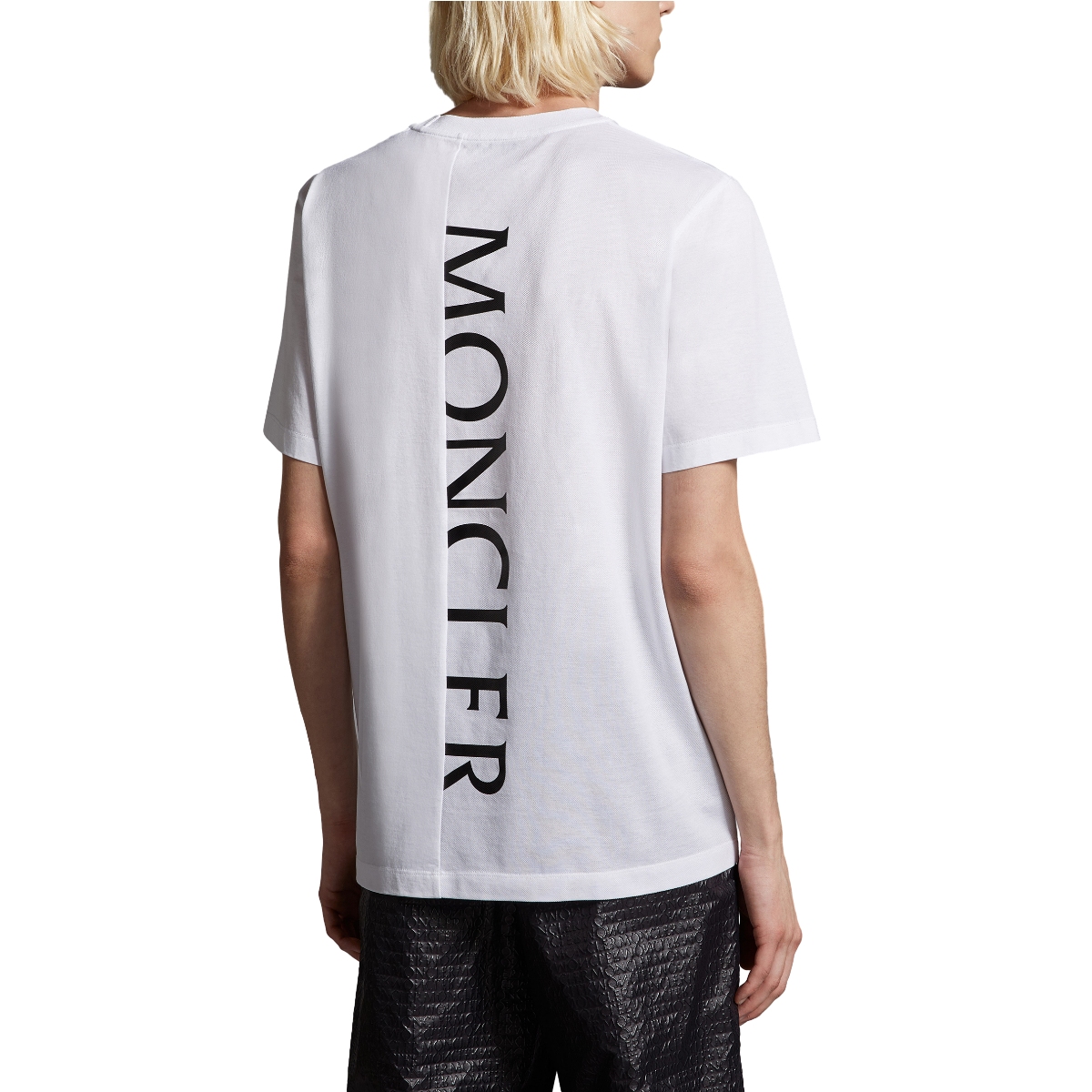 Purchase Moncler SS24 Logo Print Crewneck T-Shirt White J10918C000598390Y001