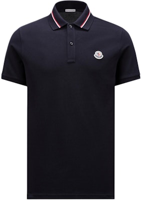 Moncler SS24 標誌短袖Polo衫 深藍色 J10918A0002189A1677X Buy Moncler SS24 標誌短袖Polo衫 深藍色 J10918A0002189A1677X