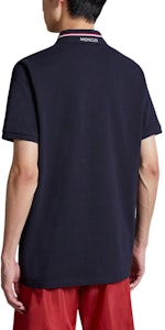 Moncler SS24 標誌短袖Polo衫 深藍色 J10918A0002189A1677X Shop Moncler SS24 標誌短袖Polo衫 深藍色 J10918A0002189A1677X