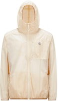 Moncler SS24 MENDES Ivory White Loose Fit Windproof Hooded Jacket. J10911A0003668953P02 Moncler SS24 MENDES Ivory White Loose Fit Windproof Hooded Jacket. J10911A0003668953P02