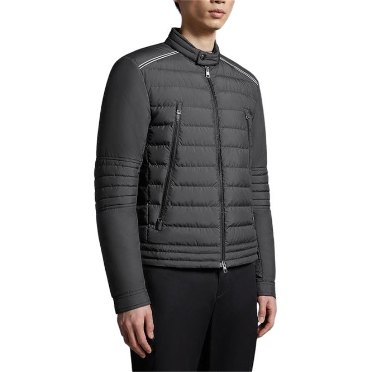 Moncler SS24 PERIAL Short Slim Fit Striped Down Jacket Unisex Black. J10911A0002754A81999 圖 3
