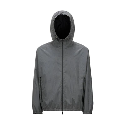 Moncler SS24 SAUTRON Loose Fit Hooded Zip Jacket Men’s Grey J10911A00112597KXS99
