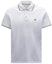 Order Moncler SS24 白色修身短袖POLO衫 三色織紋領款式 J10918A7030084556001
