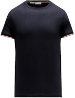 Moncler SS24 修身三色細節圓領T恤 男女適用 午夜藍 J10918C7160087296778 Order Moncler SS24 修身三色細節圓領T恤 男女適用 午夜藍 J10918C7160087296778