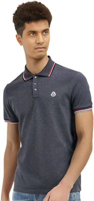 盟可睐 SS24 修身三色针织翻领Polo衫 深灰色 J10918A7030084556989 Purchase 盟可睐 SS24 修身三色针织翻领Polo衫 深灰色 J10918A7030084556989