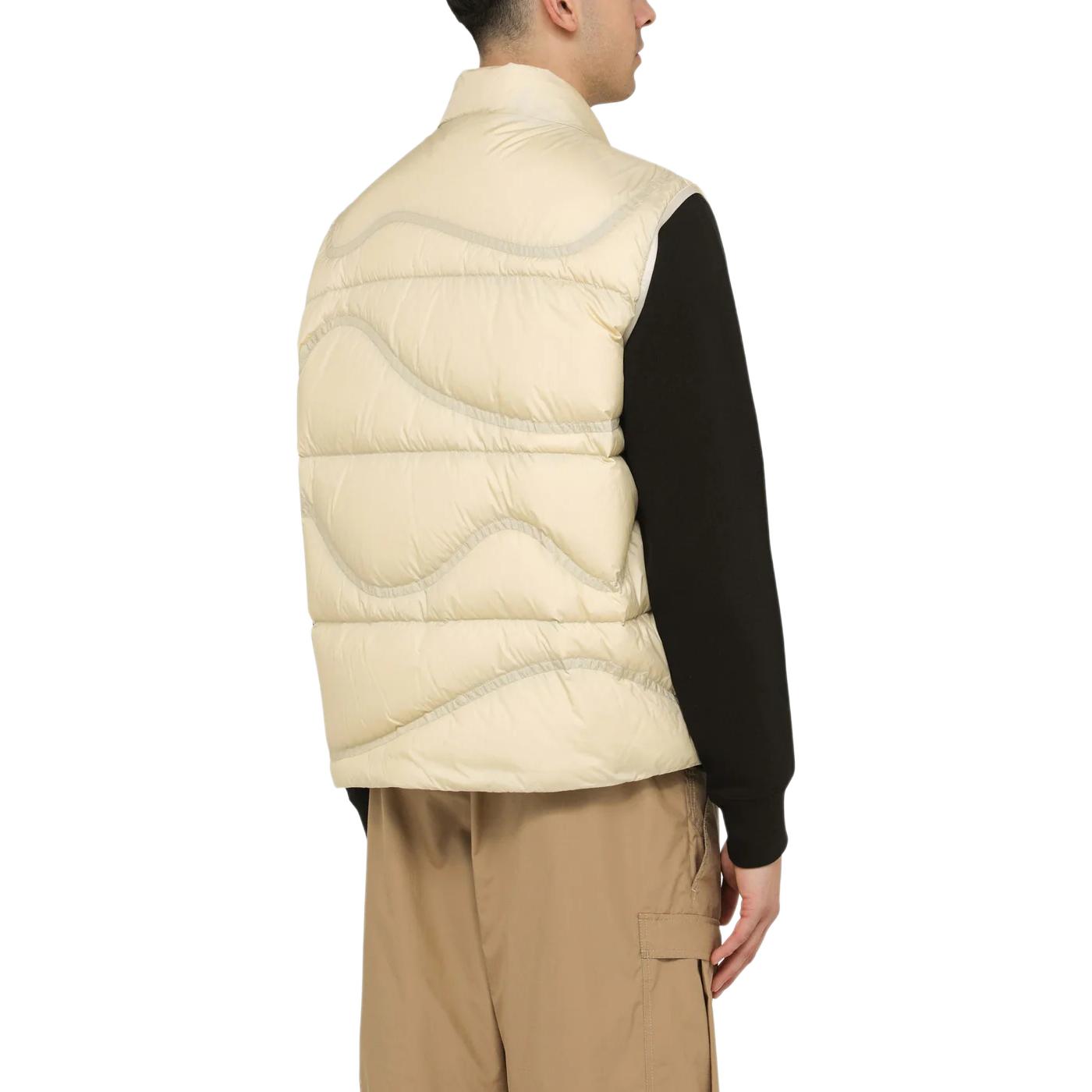 Lookbook 盟可睐 SS24 男士白色无袖拉链马甲 J10911A001195396L038