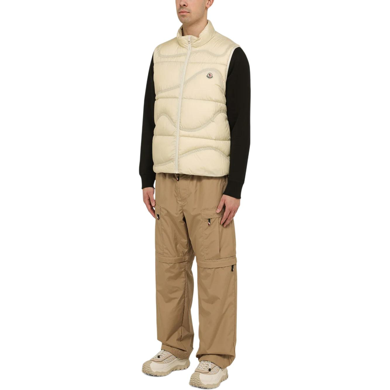 Shop 盟可睐 SS24 男士白色无袖拉链马甲 J10911A001195396L038