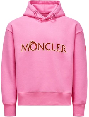 Moncler SS24 Tahun Naga Hoodie Lelaki Kapas Pink. J10918G00025899RB528 Buy Moncler SS24 Tahun Naga Hoodie Lelaki Kapas Pink. J10918G00025899RB528