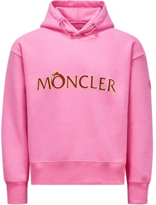 Moncler SS24 Tahun Naga Hoodie Lelaki Kapas Pink. J10918G00025899RB528 Order Moncler SS24 Tahun Naga Hoodie Lelaki Kapas Pink. J10918G00025899RB528