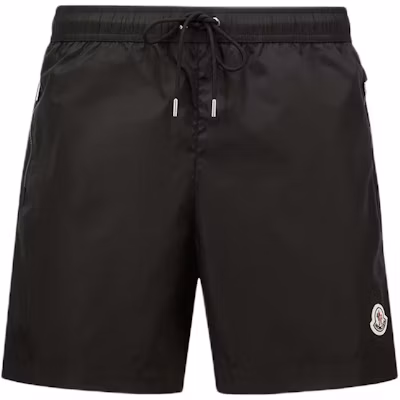 Moncler SS26 Logo Patch Swim Shorts Beachwear with Pockets. L10912C000135985M999 Buy Moncler SS26 Logo Patch Swim Shorts Beachwear with Pockets. L10912C000135985M999
