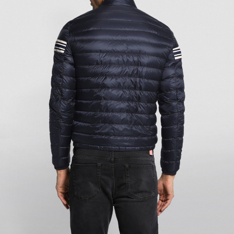 Moncler Striped Down Jacket for Men F10911A1040053279776 圖 4
