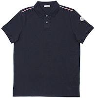 Moncler Striped Logo Casual Regular Fit Polo Shirt Men - Black 8A7360084556999 Moncler Striped Logo Casual Regular Fit Polo Shirt Men - Black 8A7360084556999