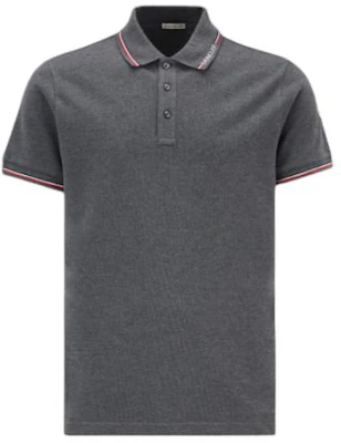 モンクレール ストライプ スリムフィット 半袖ポロシャツ メンズ グレー H20918A0001284556989 Order モンクレール ストライプ スリムフィット 半袖ポロシャツ メンズ グレー H20918A0001284556989