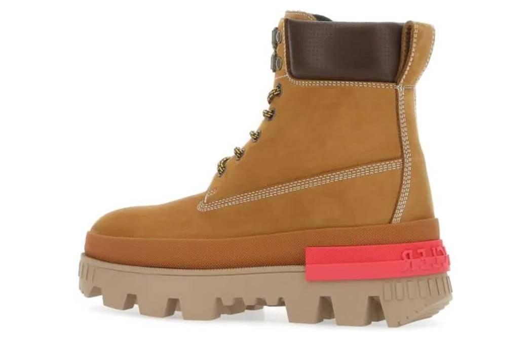 Moncler Suede Boots 'Brown Ankle'