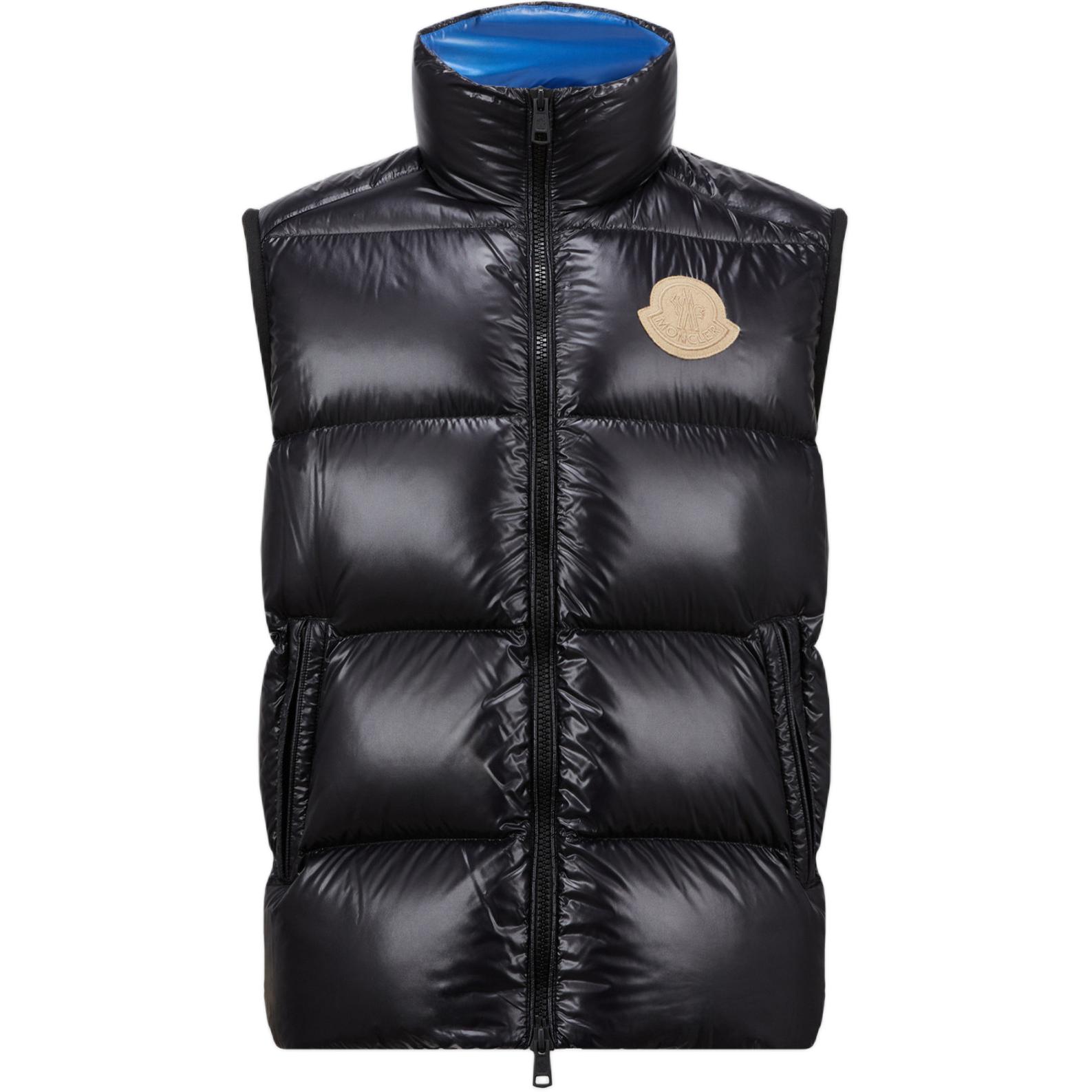 Moncler Sumido Unisex Sleeveless Down Vest with Zip Pockets Black J20911A00189595GJ995