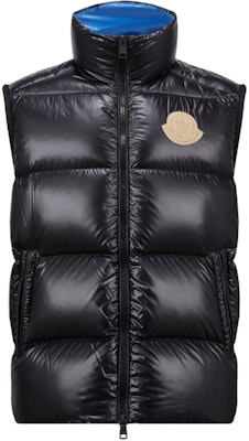 Moncler Sumido Unisex Sleeveless Down Vest with Zip Pockets Black J20911A00189595GJ995 Buy Moncler Sumido Unisex Sleeveless Down Vest with Zip Pockets Black J20911A00189595GJ995