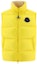 Order Chaleco Unisex Moncler Sumido Amarillo con Cremallera, Logo y Cuello Alto 1A00163595GJ142