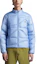 Shop Moncler TAYRONA FW24 Jaket Down Biru Unisex Logo Print dengan Resleting Depan. J10911A001175396L71B