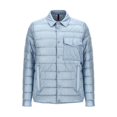 Moncler TENIBRES Series Blue Down Jacket Long Sleeve Collar Design J10911A000235327970C