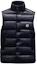 Buy Moncler Tibb Logo Print Navy Blue Down Vest Sleeveless Puffer Jacket 1A0009668950742