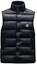 Order Moncler Tibb Logo Print Navy Blue Down Vest Sleeveless Puffer Jacket 1A0009668950742