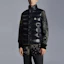 Shop Moncler Tibb Logo Print Navy Blue Down Vest Sleeveless Puffer Jacket 1A0009668950742