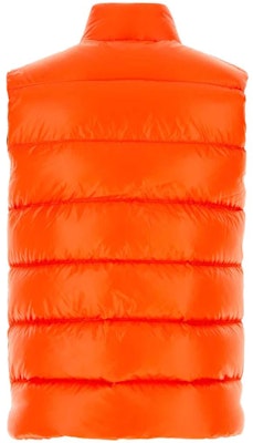 Moncler Tibb系列橘色修身無袖立領背心 1A0009668950326 Lookbook Moncler Tibb系列橘色修身無袖立領背心 1A0009668950326