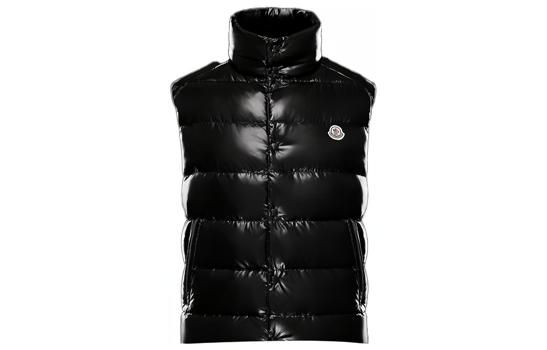 Order Moncler Tibb Series Down-Filled High-Neck Logo Vest Unisex I20911A0009668950999