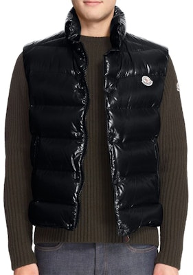 Moncler Tibb Series Down-Filled High-Neck Logo Vest Unisex I20911A0009668950999 Shop Moncler Tibb Series Down-Filled High-Neck Logo Vest Unisex I20911A0009668950999